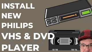 Livin' like it's 1992—vintage Philips VHS & DVD player UNBOX and INSTALL-