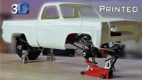 3D printed Chevy Blazer k5 for SCX10 Chassis Part 1/ How to 3d print rc car body/ Painting rc body