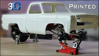 3D printed Chevy Blazer k5 for SCX10 Chassis Part 1/ How to 3d print rc car body/ Painting rc body