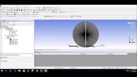 Ansys- Fluent, cylinder flow simulation tutorial