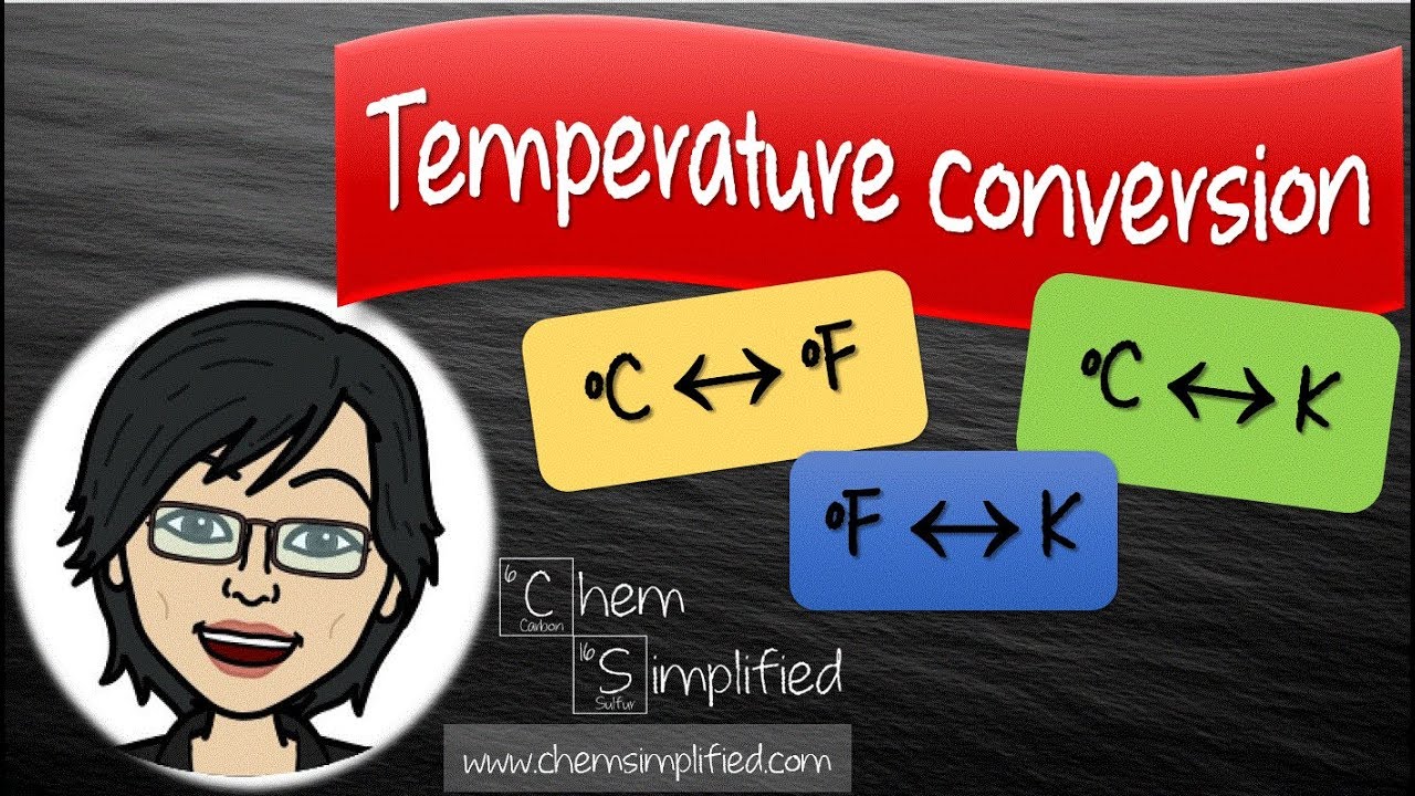 Temperature Conversion  Celsius to Fahrenheit to Kelvin   Temperature Units C to F to K   Dr K