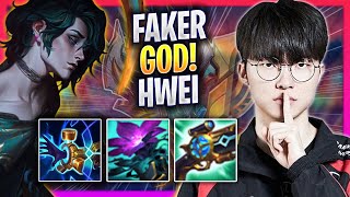 FAKER IS A GOD WITH HWEI! - T1 Faker Plays Hwei MID vs Sylas! | Season 2024