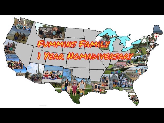 Roadschool 1 year nomadiversary, we have been on the road a year living  in our RV