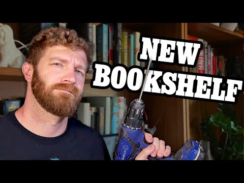 I got new bookshelves. Watch me put them together.