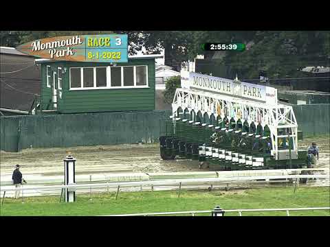 video thumbnail for MONMOUTH PARK 08-01-22 RACE 3