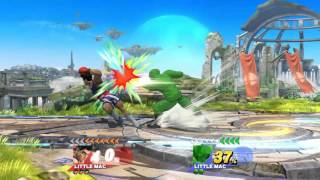 SSB4 - Little Mac vs Little Mac
Online / With Friends / Smash
Big Battlefield (Ω Form)
Little Mac, Little Mac SSB4 - Little Mac vs Little Mac