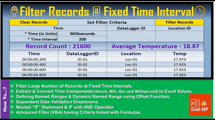 05. Extract MILLISECONDS,SECONDS,MINUTES & Convert in Numbers. Filter Records @ Fixed Time Interval