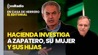 Hacienda investiga fiscalmente a Zapatero, su mujer, sus hijas y Julio Martínez
