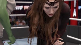 【WWE2K22 】Scarlet Witch Belly Punch 3 [end.]