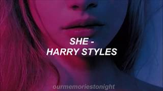 harry styles - she // lyrics