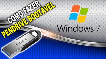 Como criar Pendrive bootável com Windows 7