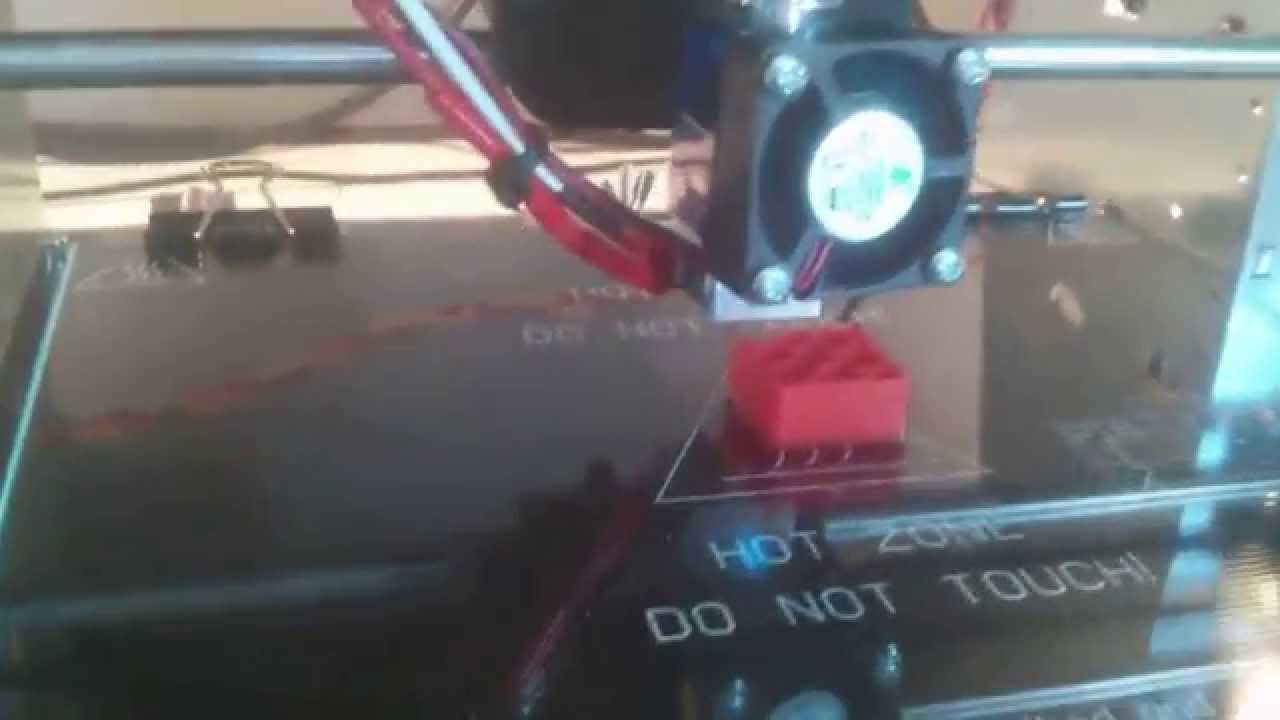 My very first 3D print (P3Steel Pro) - YouTube