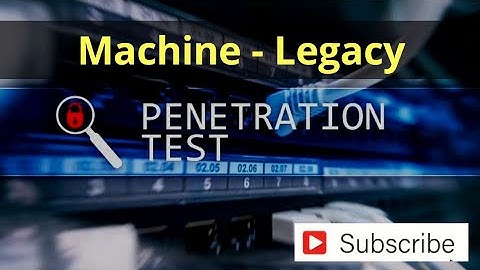 Advanced Penetration Testing Machine: Legacy | Craw Cyber Security