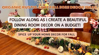 FALL COZY DINING ROOM DECOR IDEAS PT. 3 | FALL DECORATE WITH ME | NANTUCKET STYLE HOME DECOR IDEAS