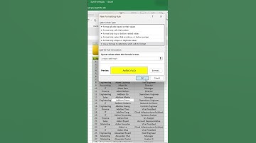 #shorts | #Magictrick | Automatically Highlight rows #excel #microsoft#shortsfeed
