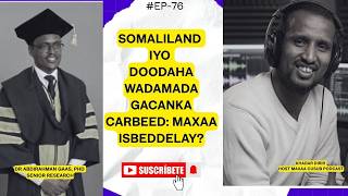 Somaliland iyo Doodaha Wadamada Gacanka Carbeed Maxaa Isbeddelay?Dr Abdirahman Gaas, Senior Research