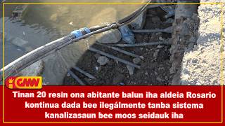 Tinan 20 resin ona abitante balun iha aldeia Rosario kontinua dada bee ilegálmente
