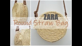 Project N° 6:Learn how to make round straw bag For spring تعلمي صنع حقيبة دائرية الشكل لفصل الربيع