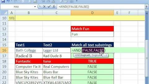 Excel Magic Trick 321: Match Text Substrings