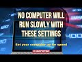 How to make your computer run faster