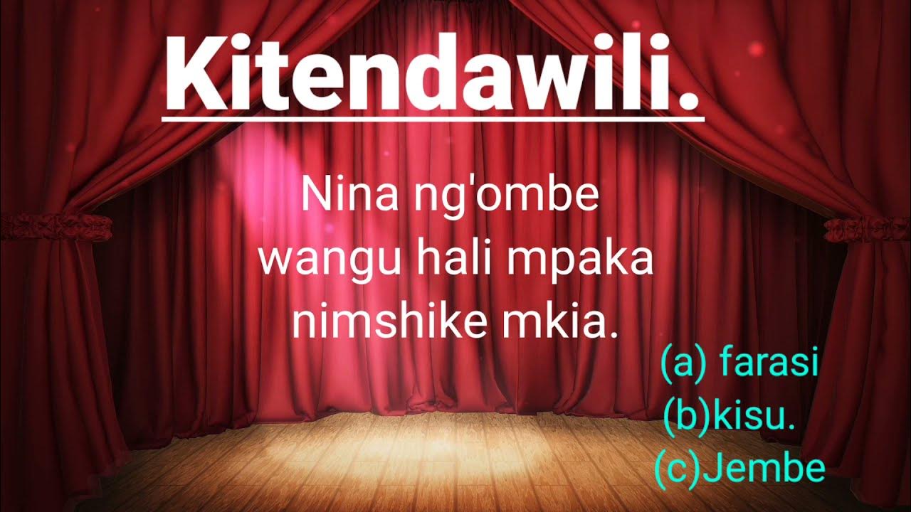 kitendawili cOMMENT JIBU KWENYEYE COMMENT YouTube