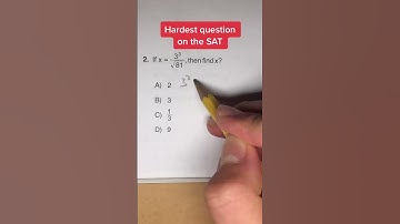The hardest question on the SAT #math #sat #psat #highschool #middleschool #mathtrick