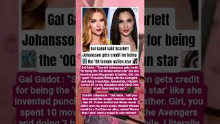 Gal Gadot said Scarlett Johansson gets credit for being the ‘OG female action star’ #shorts