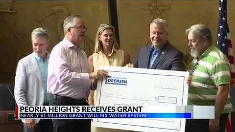 WMBD: Water system in Peoria Heights to be restructured following nearly $1 million grant