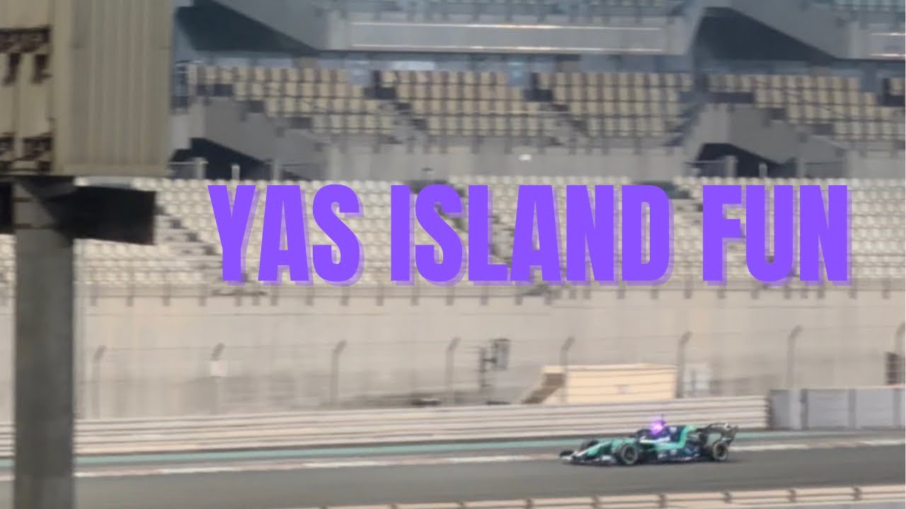 Fun at Yas Island Abudhabi | Ferrari World | Yas Circuit | Lebanese Food 