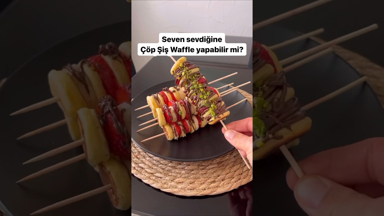 Aşırı pratik waffle tarifi ???????? #shorts #pratiktarifler