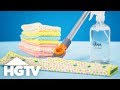 How to Make Reusable Mop Pads - Easy Does It - HGTV