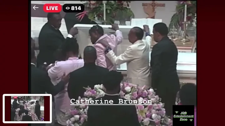 DC couldn’t close the casket😢 Jacky oh funeral