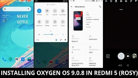 Install Oxygen OS 9.0 Pie on Redmi 5 (Rosy) | Oxygen OS for Rosy | Installation + Review + Bug Fixed