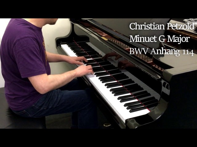 Christian Petzold Minuet G major: BWV Anhang 114 class=