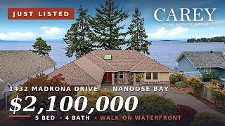 1432 Madrona Drive, Nanoose Bay – Carey Real Estate Group | Walk-On Waterfront Home For Sale