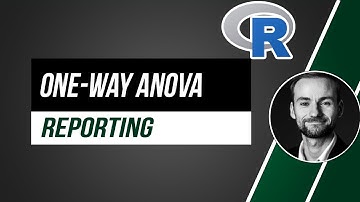 Reporting one-way ANOVA - results from R