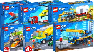ALL LEGO City Great Vehicles 2022 Speed Build Compilation