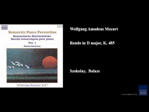 Wolfgang Amadeus Mozart, Rondo in D major, K. 485