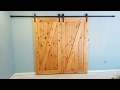 Pro Build #barndoor with hidden fasteners.