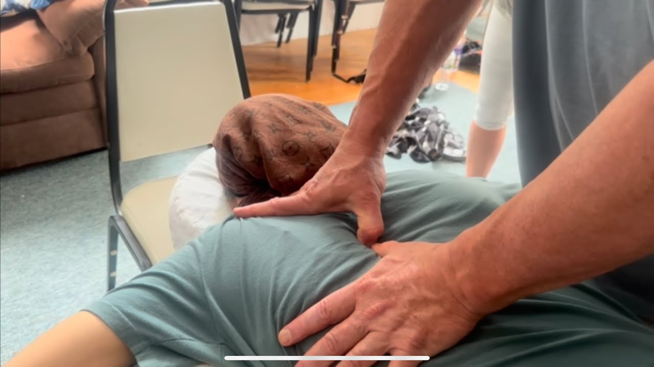 Массаж Рейнора при сколиозе. Брэндон Рейнор преподаёт в Вермонте на Faina. Часть 1