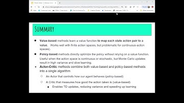 An Introduction to Actor-Critic Deep RL Algorithms