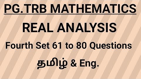 #pgtrb #trb #tnset #trbmaths #realanalysis #maths #pgtrbmaths #pgtrb #trb #tnset #trbmaths #realanal