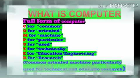 What is computer and its characteristics?