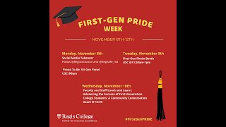 Proud to Be First-Generation - A first-generation week panel event