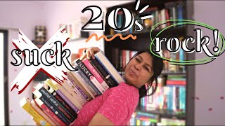 20 books for your 20s | if you feel lost | Get out of the rut and get unstuck | For beginners