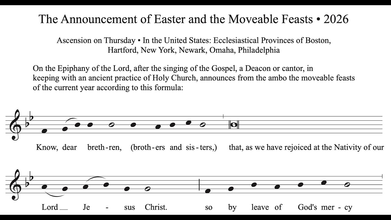 epiphany proclamation 2026