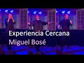 Una experiencia cercana con los éxitos de Miguel Bosé