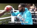 JARON ENNIS SWITCH-HITTING MONSTER KNOCKOUT COMBOS; LIGHTS UP MITTS WITH SERIOUS HEAT