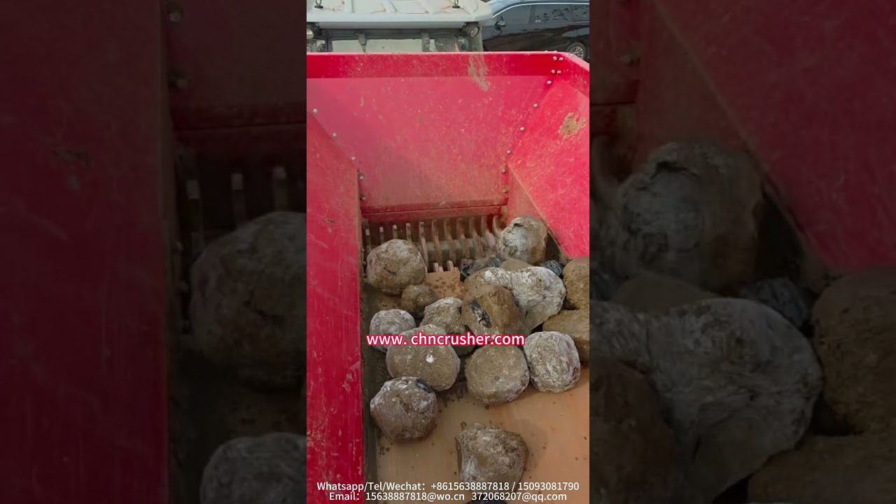 Frozen soil lump crusher, rice seedbed pulverizer, filter cake crusher, coal block crusher