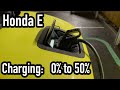 How Long to Charge Honda E? | 0%-50% Charge Test